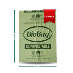 Bolsas Basura Compostable Biobag - 50 x70