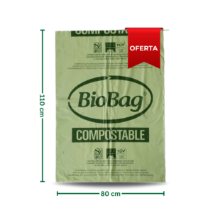 Bolsas Basura Compostable Biobag - 80 x 110